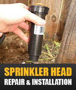 our team can help you with sprinkler head repair and installation